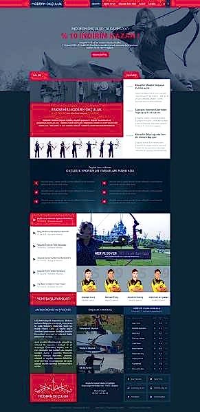 Modern Okçuluk Web Tasarım