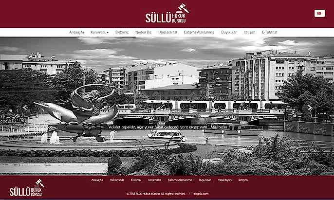Süllü Hukuk Bürosu Web Tasarımı